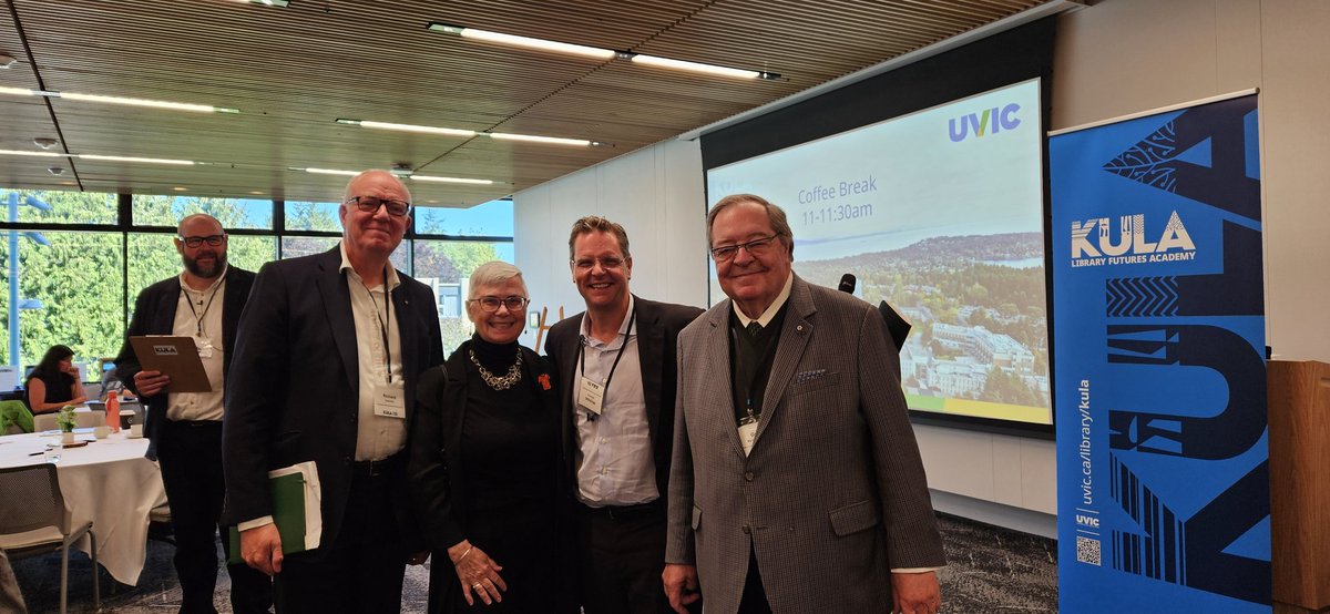 Launch of Kula Academy <a href="/uvic/">UniversityOfVictoria</a> with <a href="/LeslieWeir/">Leslie weir</a> Richard Ovenden and Michael Witmore
