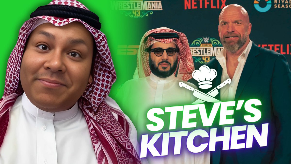 WrestleMania is set to take place in Saudi Arabia in 2027, and I’m shocked that you’re surprised. This and much more on Steve’s Kitchen LIVE shortly.

youtube.com/live/cjtULLVac…