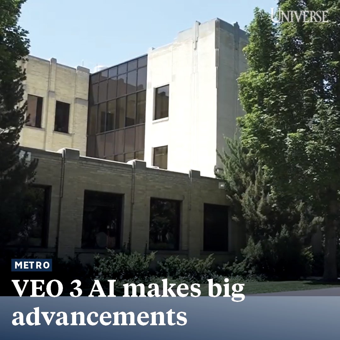 UniverseBYU's tweet image. Google&apos;s new AI tool VEO 3 makes big advancements with AI video generation. 

Watch more at the link in our bio. 

#universebyu #google #artificialinteligence #ai