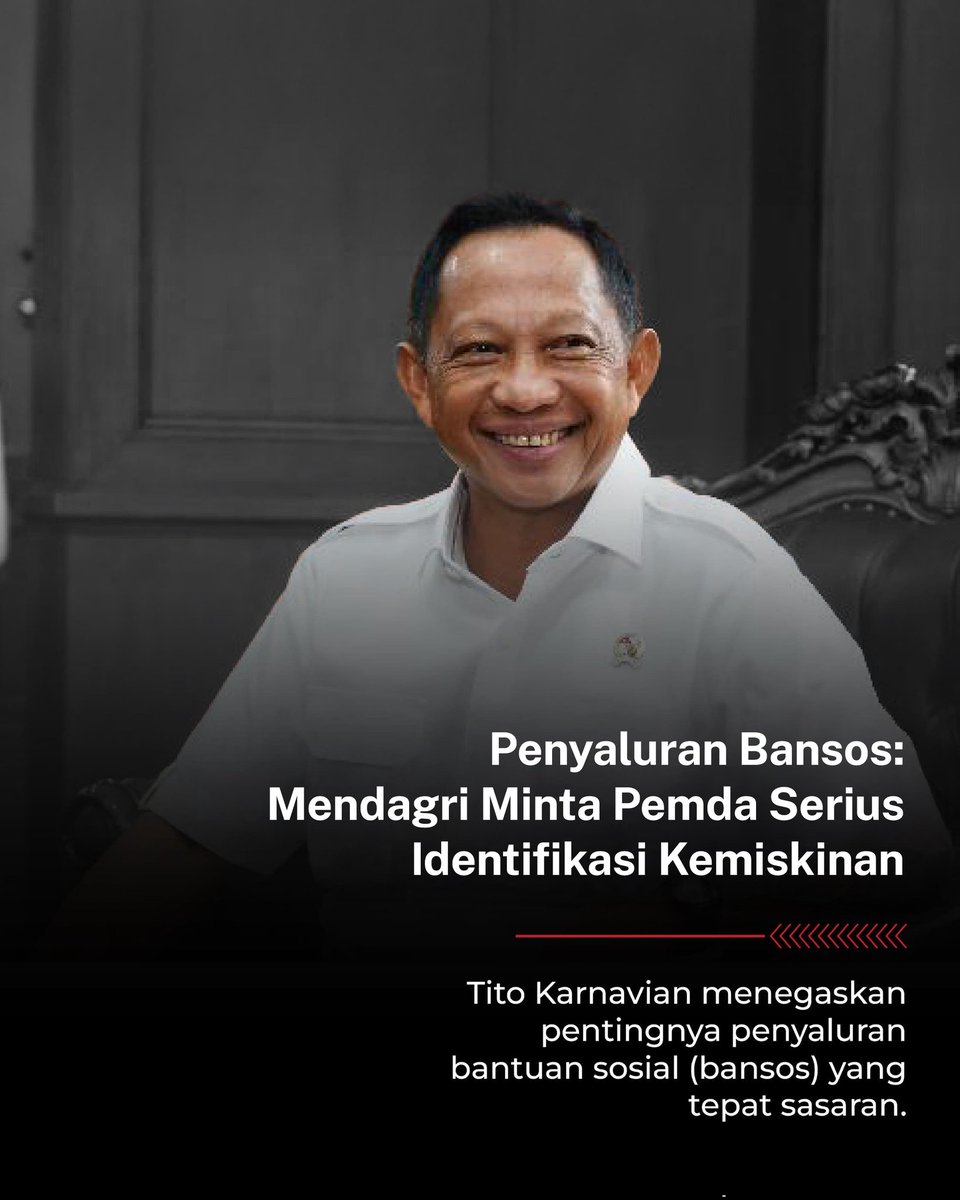 Menteri Dalam Negeri (Mendagri) Tito Karnavian menegaskan pentingnya penyaluran bantuan sosial (bansos) yang tepat sasaran oleh pemerintah daerah (pemda). 
#kemendagri #yukgasss #Bansos