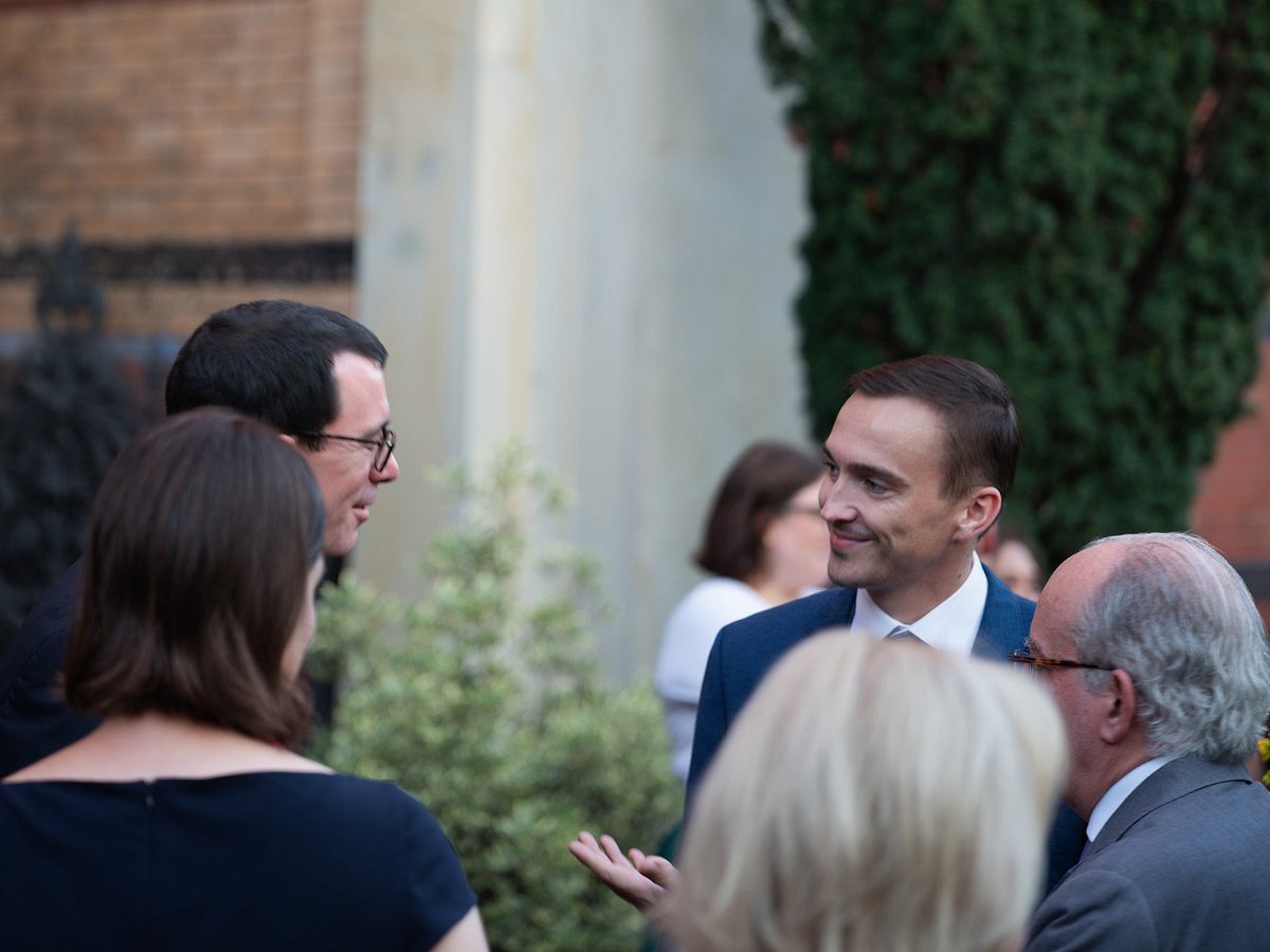 Artem Shestakov (@arteshestakov) on Twitter photo It was a pleasure to meet Ambassador Georg Sparber of Liechtenstein <a href="/AmbassadorLI/">Georg Sparber</a> at the EU State of the Arts Night in Washington, D.C. 🇱🇮✨
We had the chance to exchange ideas on cultural diplomacy and transatlantic collaboration. It was a pleasure to meet Ambassador Georg Sparber of Liechtenstein <a href="/AmbassadorLI/">Georg Sparber</a> at the EU State of the Arts Night in Washington, D.C. 🇱🇮✨
We had the chance to exchange ideas on cultural diplomacy and transatlantic collaboration.