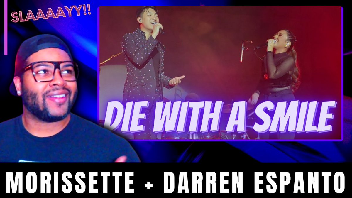 TopherReacts's tweet photo. #Morissette & #DarrenEspanto cover “Die With A Smile” | REACTION
The vocal dream team is making magic again 😍😍@Espanto2001 @itsMorissette
Full video: https://t.co/uIBStx8HSj
#MorissetteAmon #AsiasPhoenix #DieWithASmile #LadyGaga #BrunoMars #Mowienatics #VocalsForDays https://t.co/hQXLgMFQHO