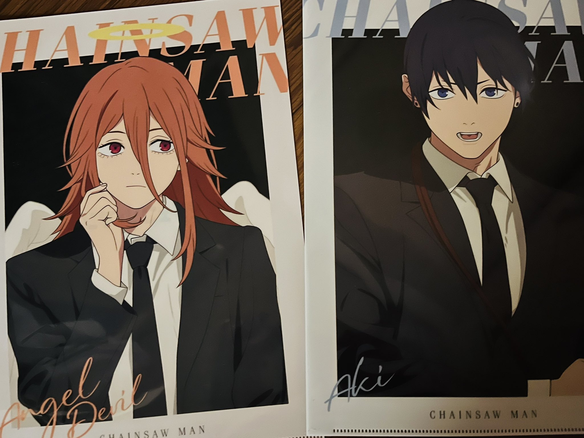 チェンソーマン 天使の悪魔 クリアファイル Amazon】チェンソーマン展