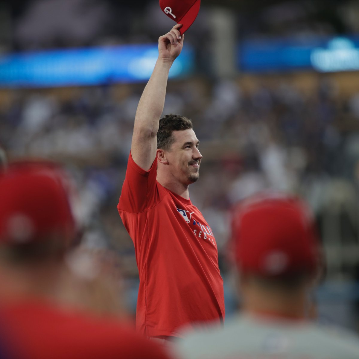MLB's tweet photo. 2024 World Series champion Walker Buehler returned to Dodger Stadium tonight! https://t.co/9ieJBDyedj