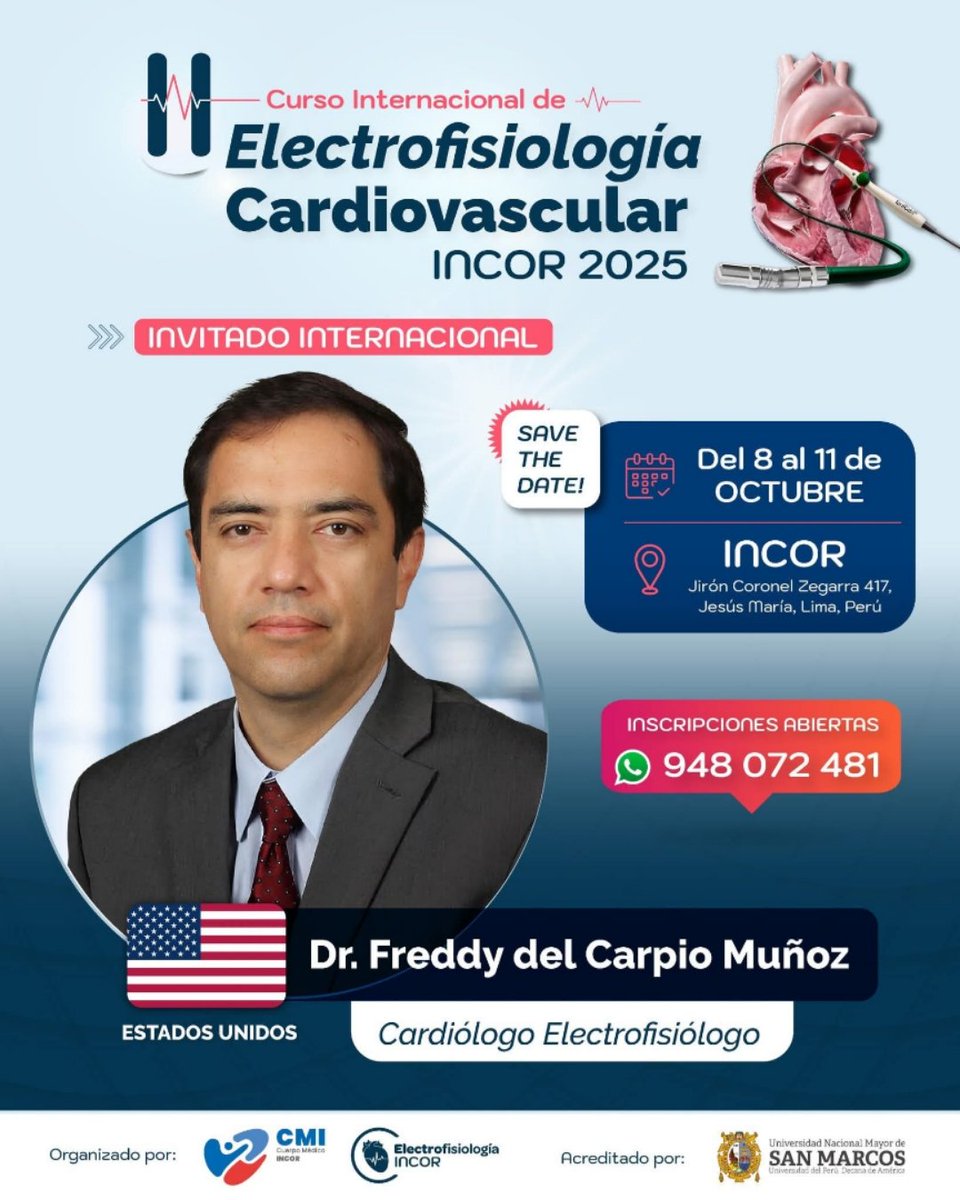 ELECTROFISIOLOGÍA INCOR tweet media
