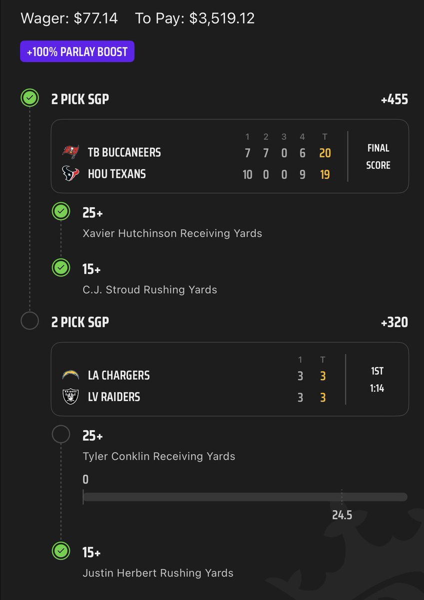 ReemMoneyPicks's tweet photo. CONKLIN get 25 I’m giving away $250. 
LIKE/RT TO ENTER🍀 https://t.co/AY1JNj4RQF
