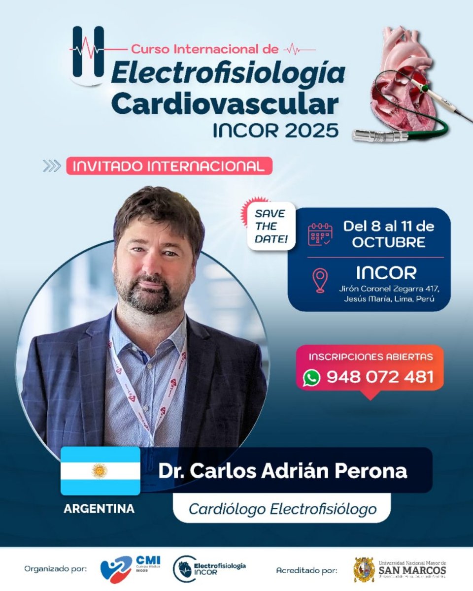 ELECTROFISIOLOGÍA INCOR tweet media