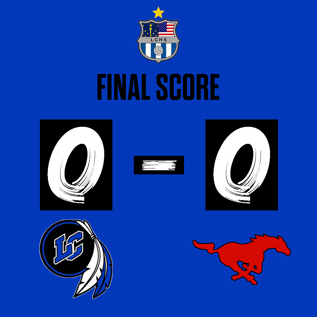 JV battled to a draw with the Munster Mustangs.  

Freshmen Justin Desiderio &amp; Rowan Lolkema combined for the shutout in net.      

Next game: Tomorrow (9/16) vs. Crown Point

#Culture #WeAreLC
<a href="/LCIndians/">LC Athletics</a>