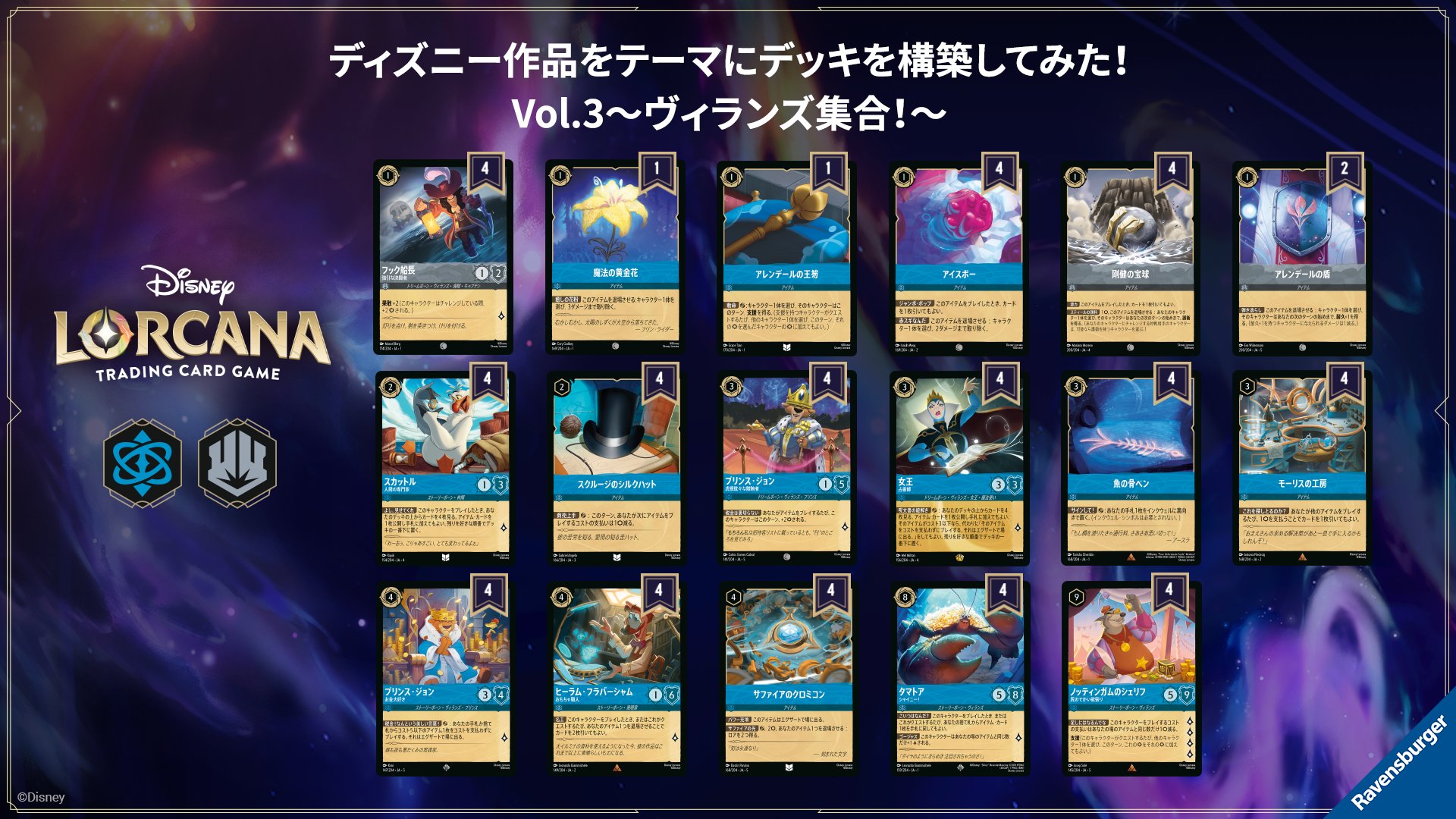 【ゆーとぴあーずチャンネル紹介】ロルカナ アイテム大量デッキ パーツ(青) ゆーとぴあーずチャンネル紹介】ロルカナ アイテム大量デッキ