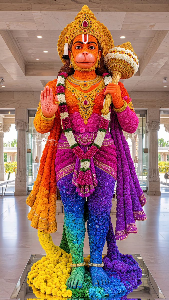 AmitSahuBjp's tweet photo. 👉 "जय हनुमान ज्ञान गुण सागर,
जय कपीश तिहूँ लोक उजागर"

📖 अर्थ:
हे हनुमानजी! आप ज्ञान और गुणों के सागर हैं।
आप वानर-राज (कपीश) हैं, जिनकी महिमा तीनों लोकों—स्वर्ग, पृथ्वी और पाताल—में फैली हुई है। 🌎✨

⚡ यह चौपाई हमें सिखाती है कि सच्चा बल वही है जो ज्ञान और गुणों से जुड़ा हो। हनुमानजी सिर्फ शक्ति ही नहीं, बल्कि बुद्धि, विनम्रता और भक्ति के भी प्रतीक हैं। 🙏

❤️ जय बजरंगबली 🚩🔥

#जयहनुमान  #संकटनाशन_हनुमान