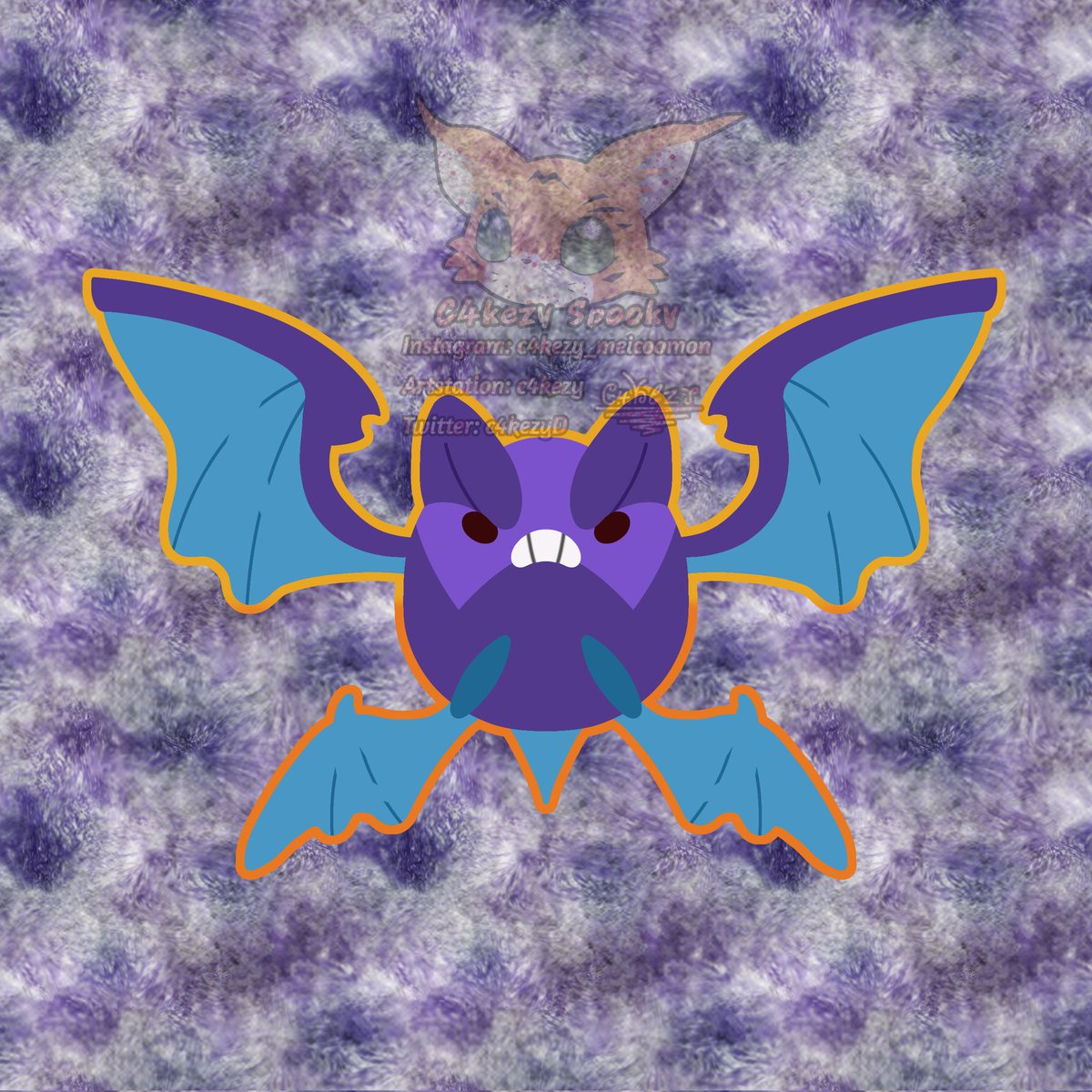 C4kezyD's tweet photo. 🥺"Chibi Crobat&amp;"🦇

-Los hice en base al diseño de un pin de crobat que encontré en Google.

-Más en ALT.

#myart #crobat #fanart #notmyoc #Pokemon #pokemonfanart #pokemonTeamRocket #PokemonArt #fakemon #bat https://t.co/AkMdhoI3st