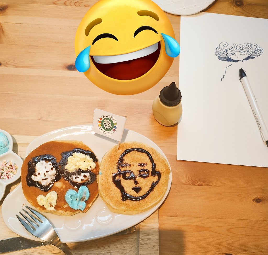 お絵かきできるカフェで描いたやつまとめ
🥞にお絵かきしてたら紙にお絵かきする時間なくなっちゃった