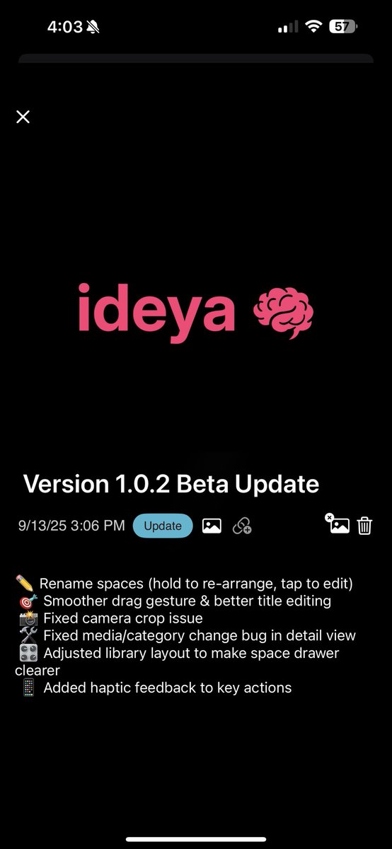 Final Beta update before we go public

Here are the update notes made on Ideya!

Also, added a couple spots left on this beta. Check b i o