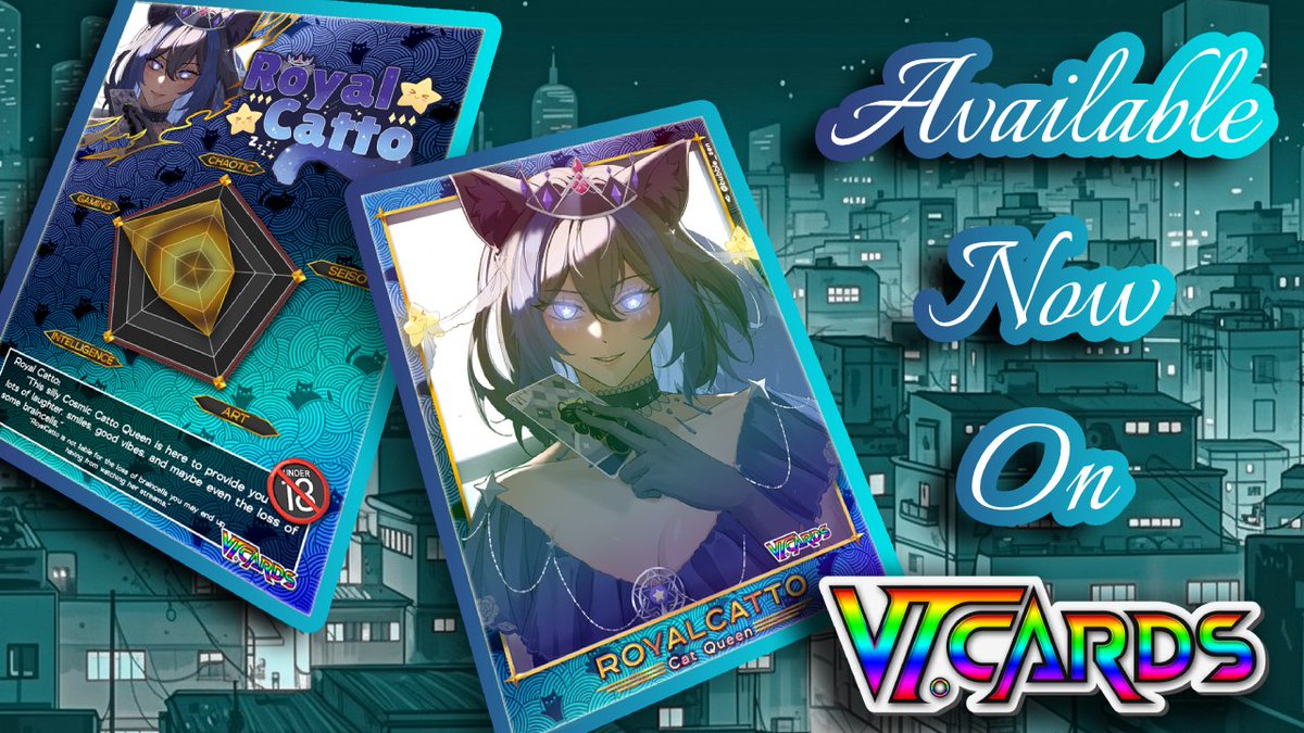 VT.Cards (@_vtcards_) on Twitter photo 🐾👑From throne to pawprint, the reign is real👑🐾
The official <a href="/TheRoyalCatto/">RoyalCatto🐱✨</a> VTuber trading card has descended from the royal tower — a true treasure for loyal subjects and collectors alike.
✨Kneel and claim your card: vt-cards.com/product/royal-c
#VTuber #TradingCards 🐾👑From throne to pawprint, the reign is real👑🐾
The official <a href="/TheRoyalCatto/">RoyalCatto🐱✨</a> VTuber trading card has descended from the royal tower — a true treasure for loyal subjects and collectors alike.
✨Kneel and claim your card: vt-cards.com/product/royal-c
#VTuber #TradingCards