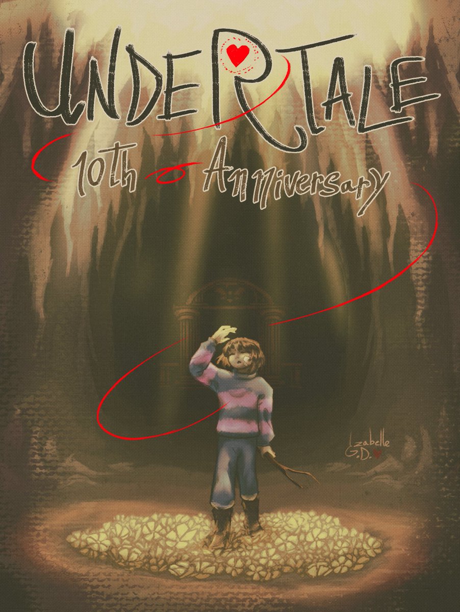 MultifandomIzzy's tweet image. So I heard it's the 10th anniversary of #undertale so might as well celebrate!

#undertale10thanniversary
