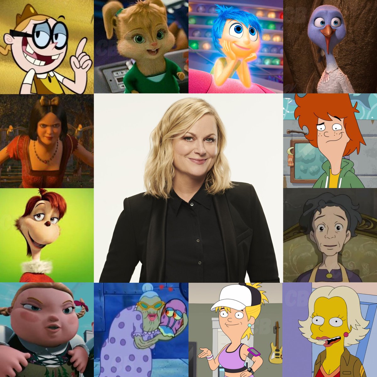 TheCartoonBase's tweet image. In honor of Amy Poehler’s 54th birthday, what’s your favorite character voiced by the voice actress?