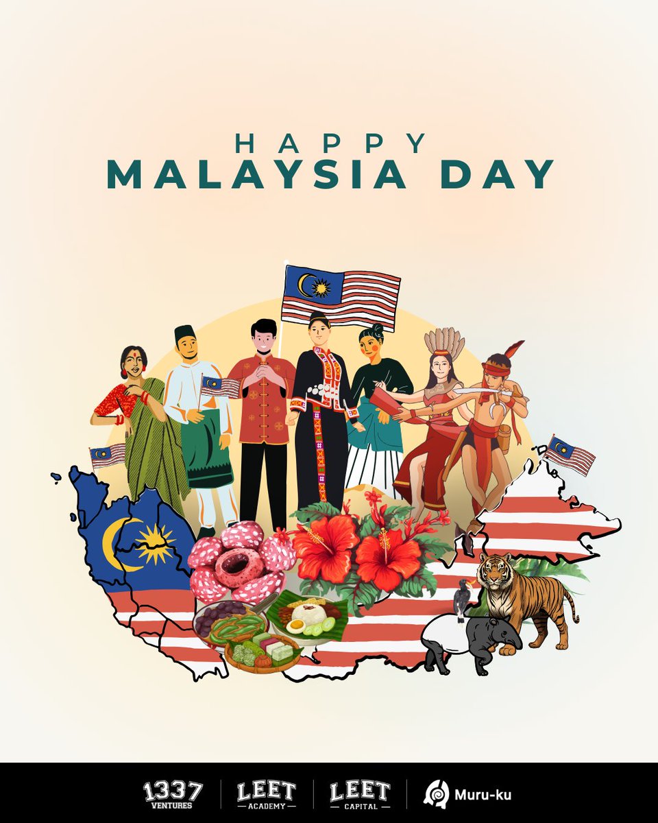 🇲🇾 Happy Malaysia Day!
Celebrating the spirit of unity and innovation that drives our nation forward. At 1337 Ventures, we’re proud to back founders solving Malaysia’s toughest challenges and creating homegrown solutions with global potential.

Selamat Hari Malaysia! 🌺