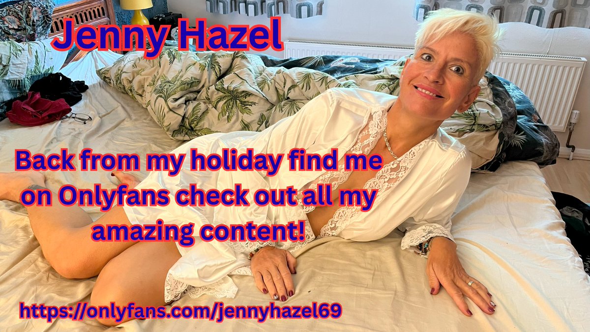jennyhazel69's tweet photo. I am back from my Holiday! I hope you check out my Onlyfans page! Lots and lots of content to get you going!

https://t.co/RYEstaK2l2 https://t.co/YrsHeqWpZy