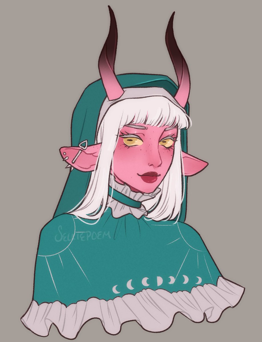 selkiepoem's tweet image. I hope she’s a little freak 🩷🛐 #CriticalRole #criticalrolefanart