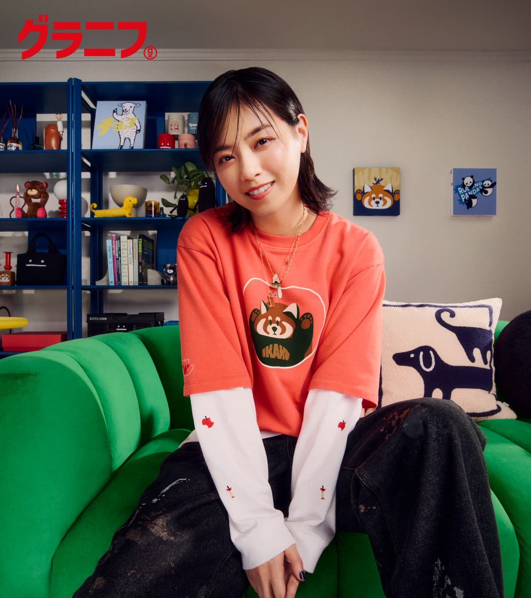 西野七瀬 どいやさん グラニフ ビューティフルシャドー Tシャツ XXL