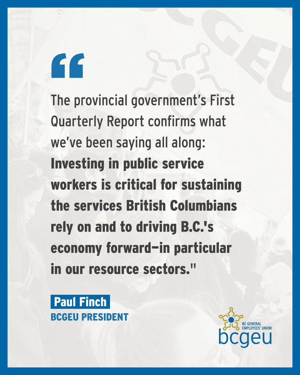 bcgeu's tweet image. Statement from BCGEU President Paul Finch @paulgfinch on the Provincial Budget Update
#bcpoli 
bcgeu.ca/bcgeu_reacts_t…