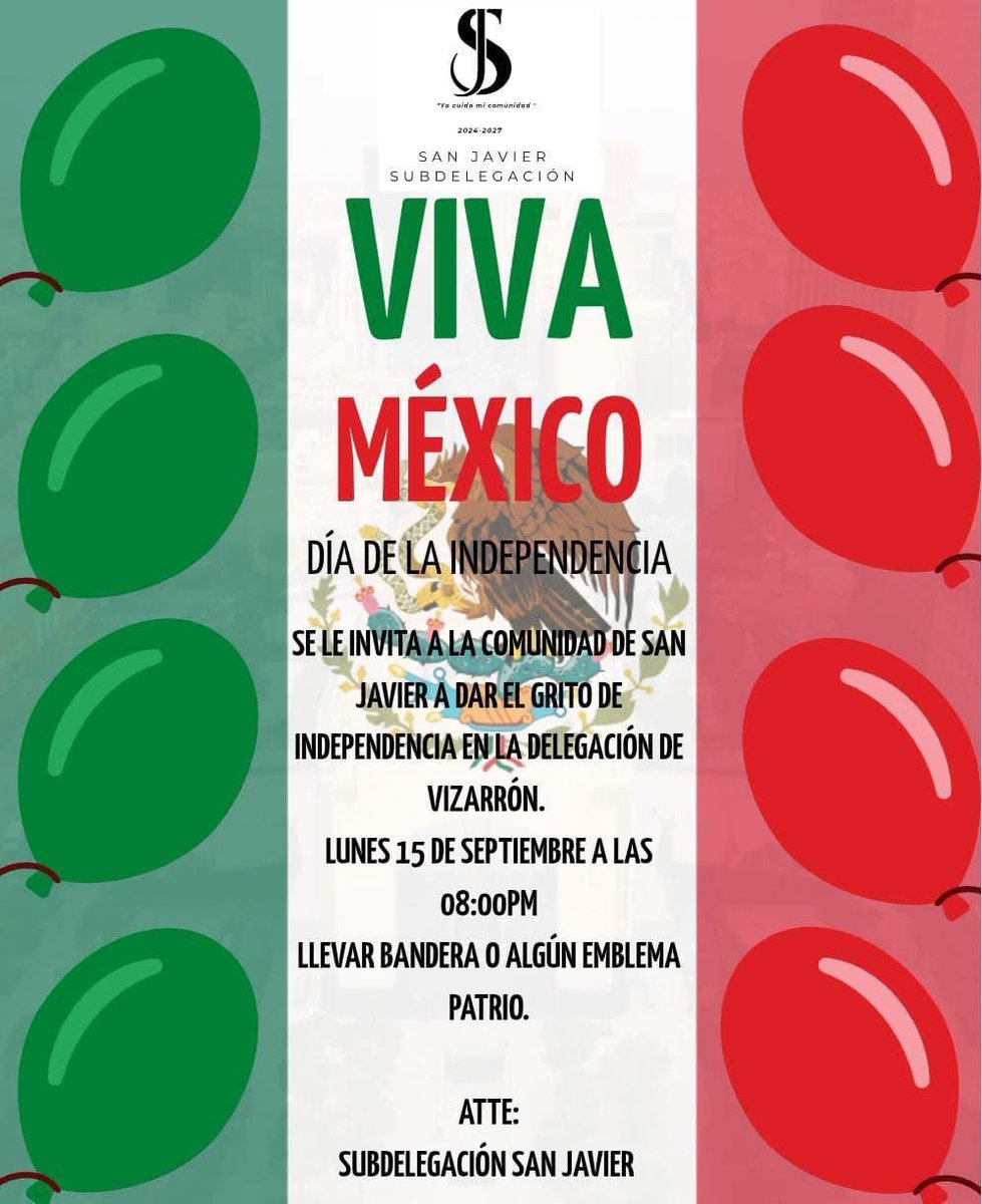 #DenunciaCiudadana 📪 | Inconformidad en #SanJavier, #CadereytadeMontes, porque que la subdelegación canceló ceremonia del Grito y en vez de ésta invita a población a que acuda a la delegación de Vizarrón -este 15 de septiembre- al acto correspondiente, exponen a <a href="/acontecer_/">ACONTECER</a>.