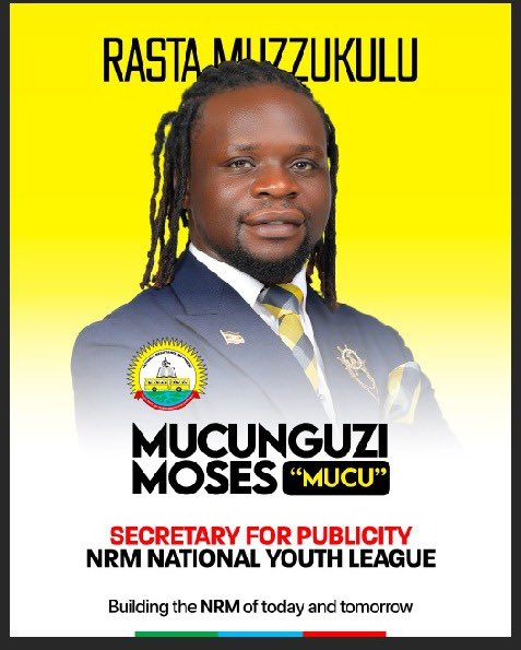 Journalist by profession that according to me deservedly suits the slot for Publicity secretary of <a href="/NrmYouthleague/">NRM Youth League</a> .
Good luck come Thursday <a href="/Mucu256/">Mucu, Rasta Muzzukulu</a> 

#RastaMuzzukulu4publictyNrmYouthleague