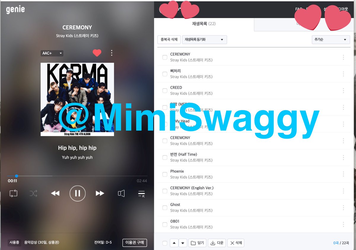 MimiSwaggy's tweet photo. ¡Empezamos las reproducciones de hoy! 💙
We start today! 💙

#KARMA
#Ceremony_KStream
#Kstreaming_Karma
#StrayKidsComeback

@Stray_Kids
@DistritoK_0325 https://t.co/B4fyFbxcAH
