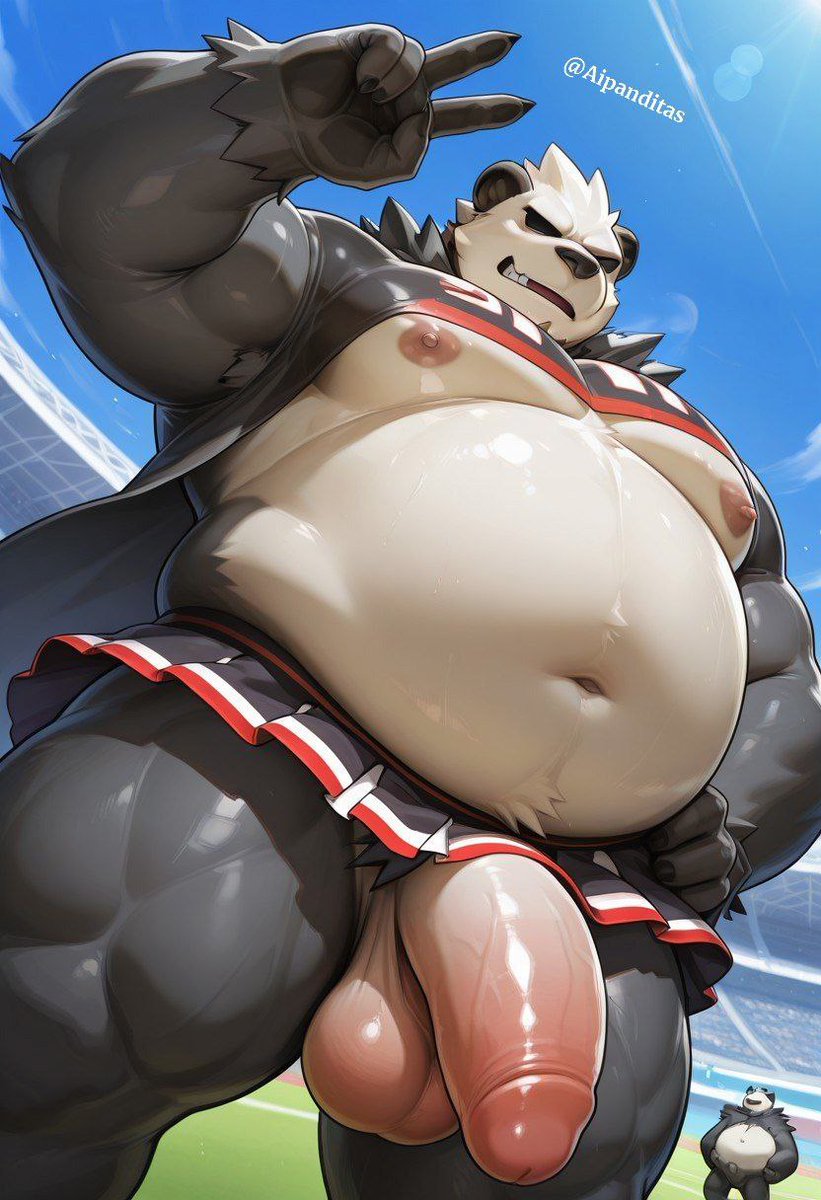 You need a cheerleader, right? This is my costume, don't ask me why
#AIart #Yiff #furry #NSFW #furryarts #Chubby