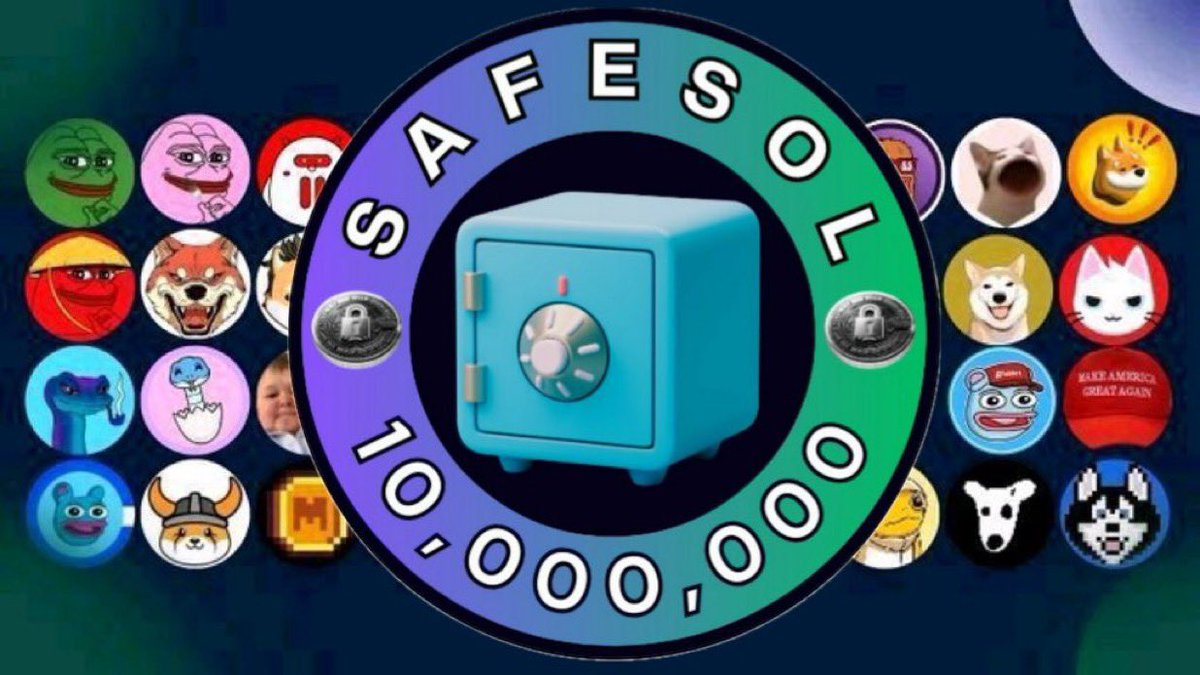 Why SAFESOL?

• 10,000,000 SAFE Max Supply
• 100% Circulating
• 138 SAFE 🔥 
• 1,000,000 SAFE Digiwiz 🔒
• 103,782 SAFE Lost FOREVER
• 8,896,080 SAFE Tradable Coins 

Safesol.org
Safesol.org/shop