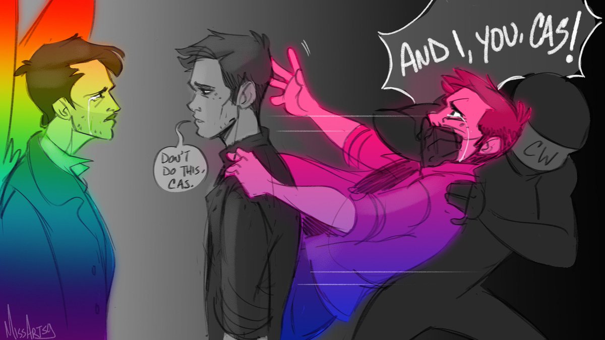 HiiroSandwhich's tweet image. i love how some fandoms just have THE fandom artwork that everyone knows, idk its so cute how we can all come together as one thanks to sup jew, homophobic cw, and joshler