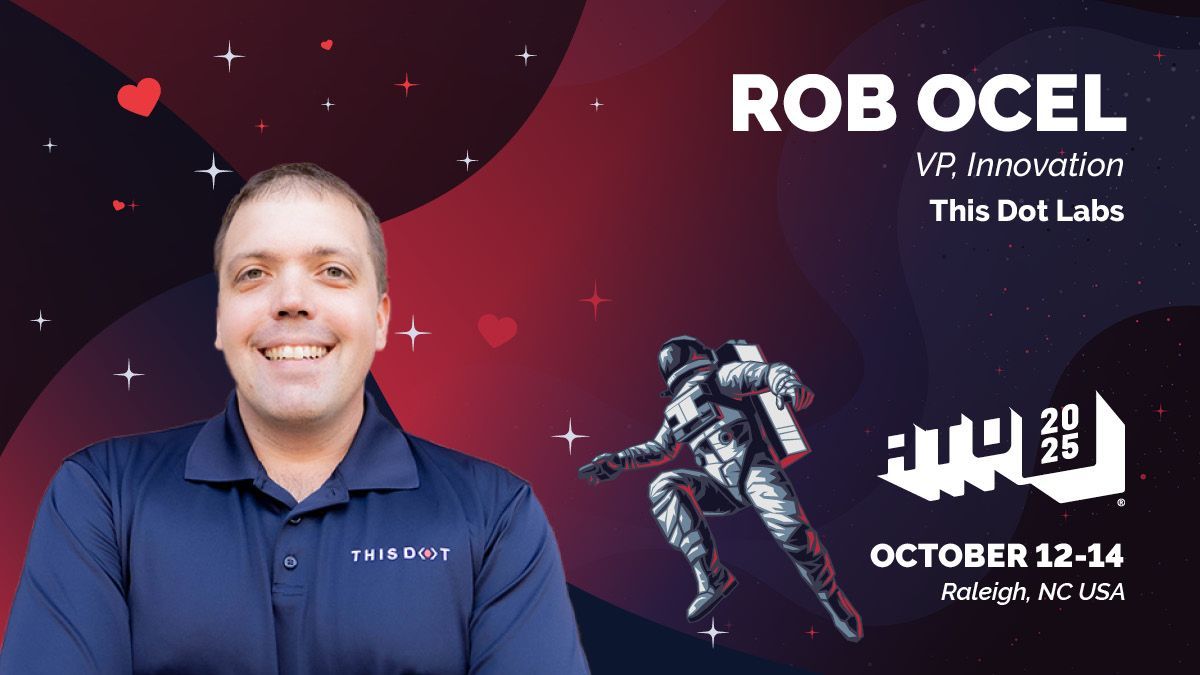 We're thrilled to have Rob Ocel (<a href="/robocell/">Rob Ocel</a>), VP, Innovation for <a href="/ThisDotLabs/">This Dot Labs</a>, presenting "Secrets of Engineering Leaders: What I learned from 100 CTOs, Directors, and Engineering Managers" at #AllThingsOpen! 2025.allthingsopen.org/sessions/2-for…