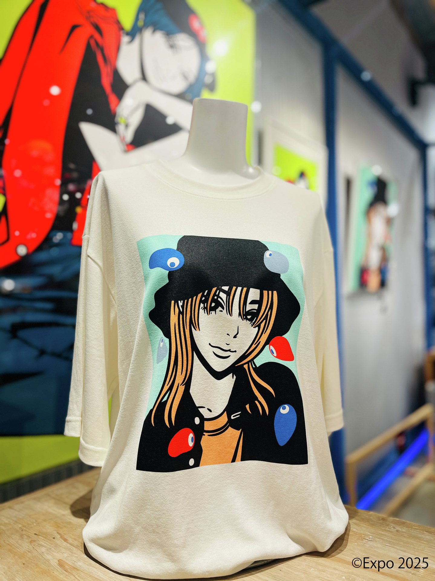 【新品】関西大阪万博　2025 会場限定　Tシャツ　Hime 和紙Tシャツ 2025大阪・関西万博 会場内 オフィシャルストア 東ゲート店 大丸