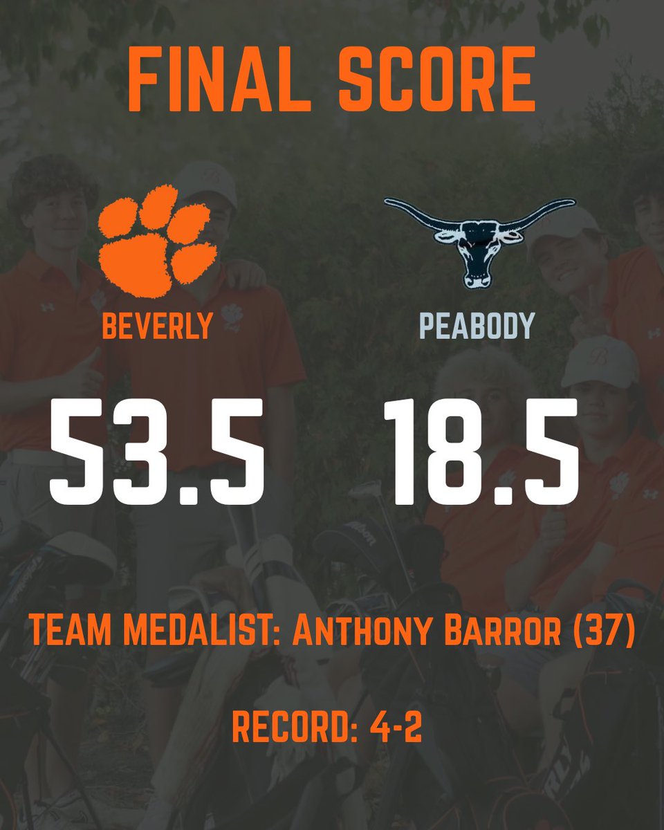 Beverly Panthers Golf ⛳️ tweet media