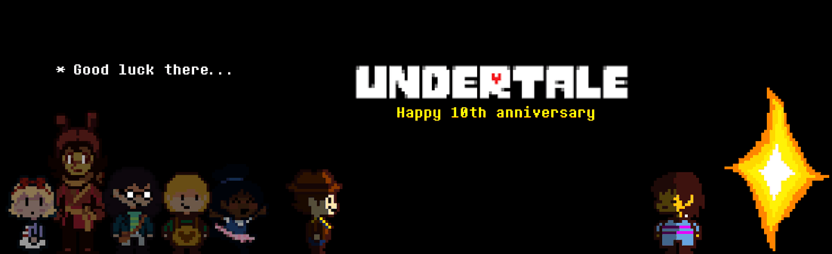 WeirdPal766's tweet photo. Now is your time to shine...
#undertale10thanniversary #Undertale #UndertaleYellow #UndertaleWildfire #Undertaleblue #Undertalegreen #Undertalepurple #Undertalecyan
#Frisk #Clover #Cody #Riley https://t.co/YNtmdpYe86