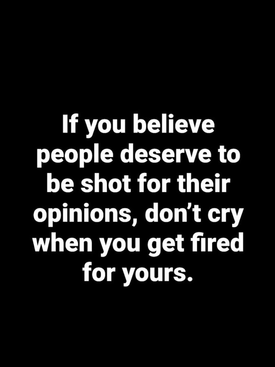 boriquagato's tweet photo. this seems like a social contract issue.

if you advocate violence toward people based on their views, you have stepped outside the contract of granting peaceful agency in exchange for your own.

you no longer get to whine about "cancel culture."

you lost that right when you engaged in it yourself and cheered violence in response to speech.

if you refuse to be bound by the rules, you forfeit their protection.