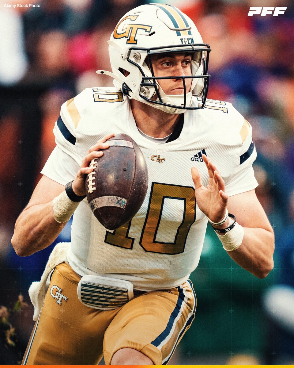 Haynes King in Ranked Matchups at Georgia Tech:

🐝 84.4 PFF Grade
🐝 1,148 Pass Yards
🐝 13 Total Touchdowns
🐝 1 Interception
🐝 19 Missed Tackles Forced
