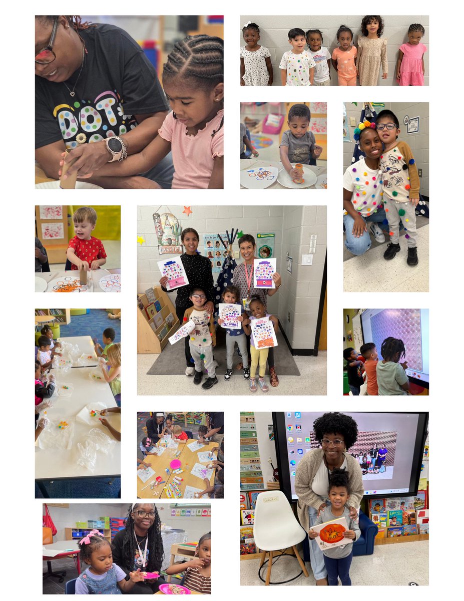 cobb__ELC's tweet image. Our Cubs enjoyed celebrating Dot #SCELC #adventureawaits Day! #earlylearning