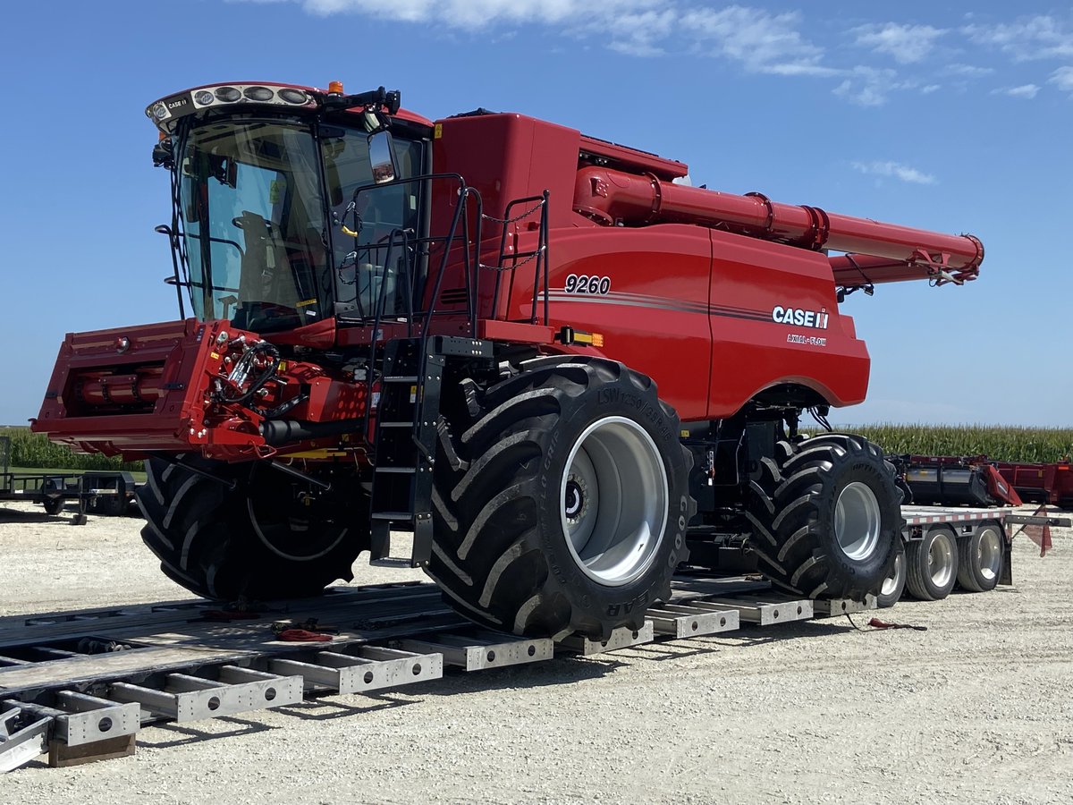 Deliveries to customers just in time for harvest!