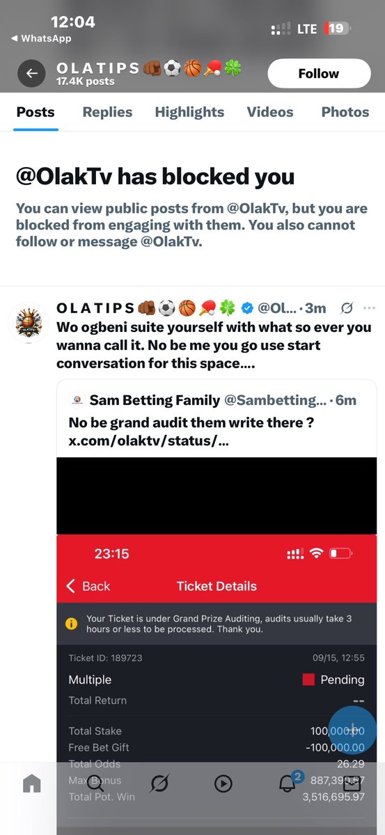 Sam Betting Family tweet media