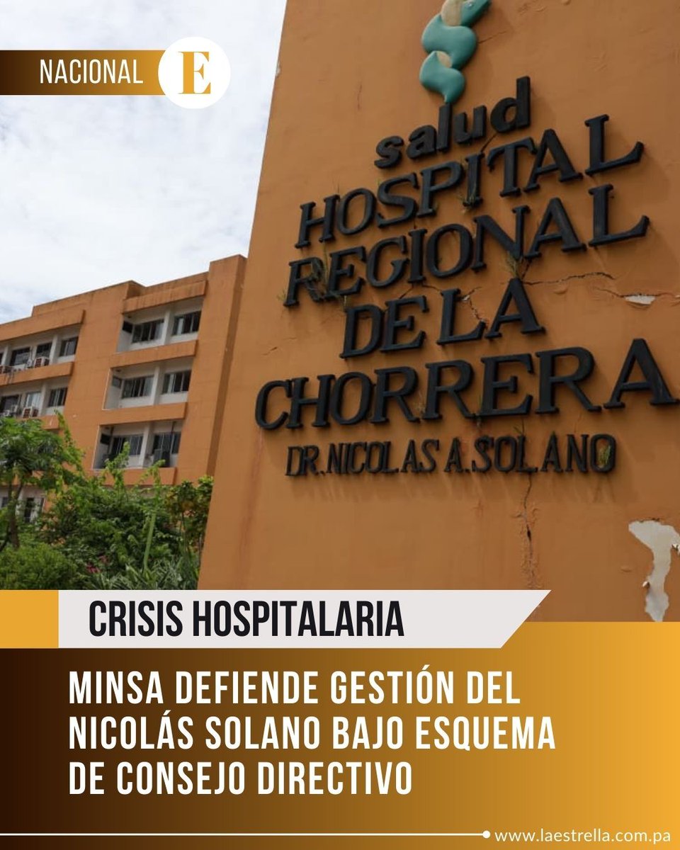 ⚠️ El Minsa asegura que convertir al Hospital Nicolás A. Solano en  patronato no resolverá sus problemas. 👉 La clave, dicen, es reforzar el  consejo directivo y ampliar la capacidad para atender