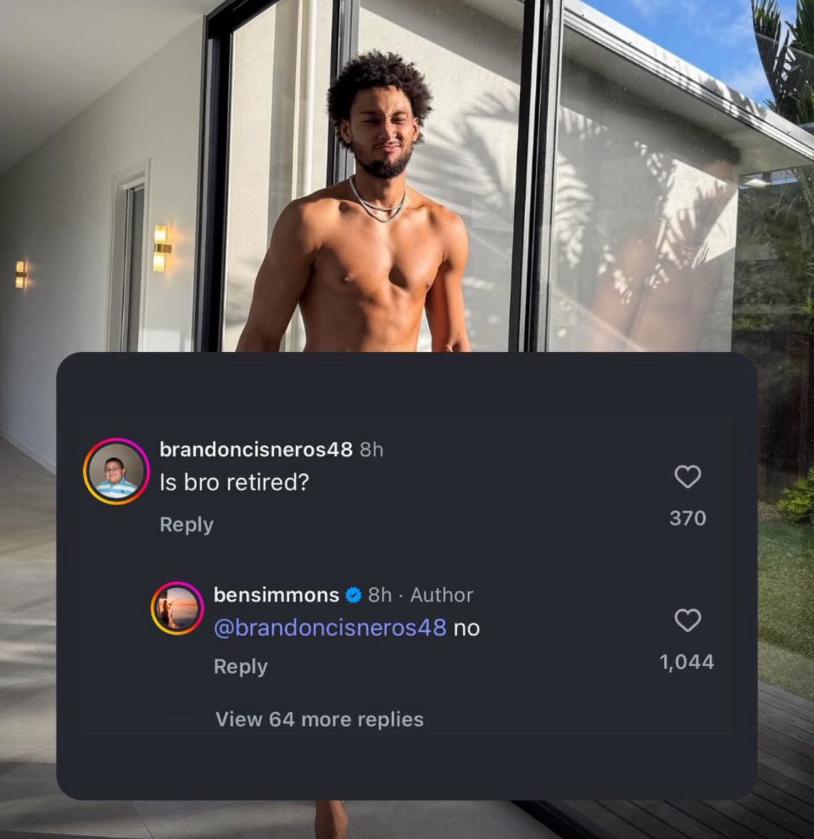 BREAKING: Ben Simmons is NOT retiring 🔥

(h/t <a href="/Fullcourtpass/">Fullcourtpass</a> )