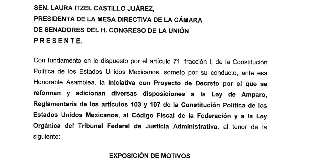 La Presidencia de la República acaba de plantear reformas muy CHINGONAS al juicio de amparo.

No me la creo. 😱

Aquí pueden consultar la iniciativa:

infosen.senado.gob.mx/sgsp/gaceta/66…