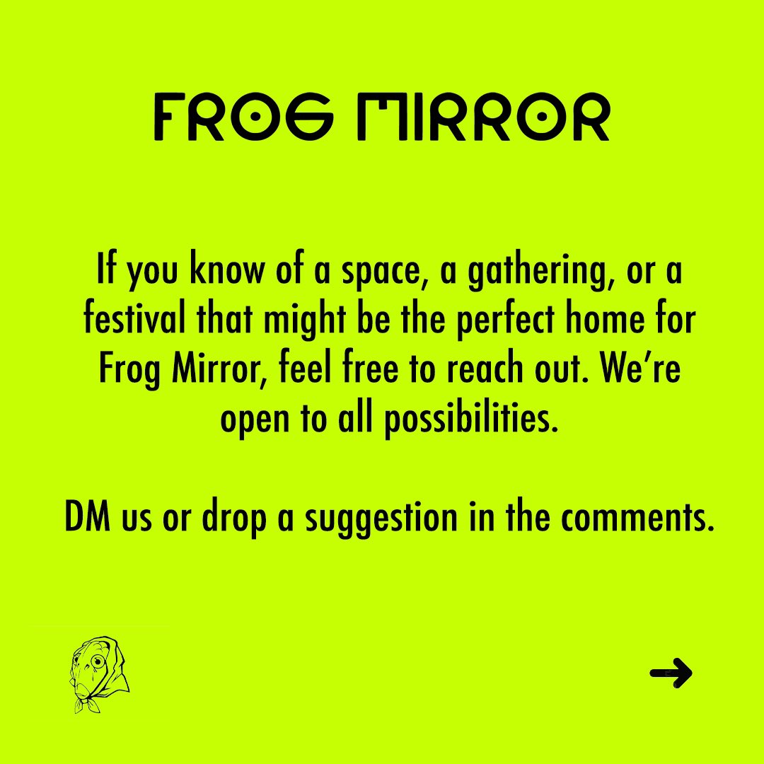 Frog Mirror 🐸 🪞 tweet media