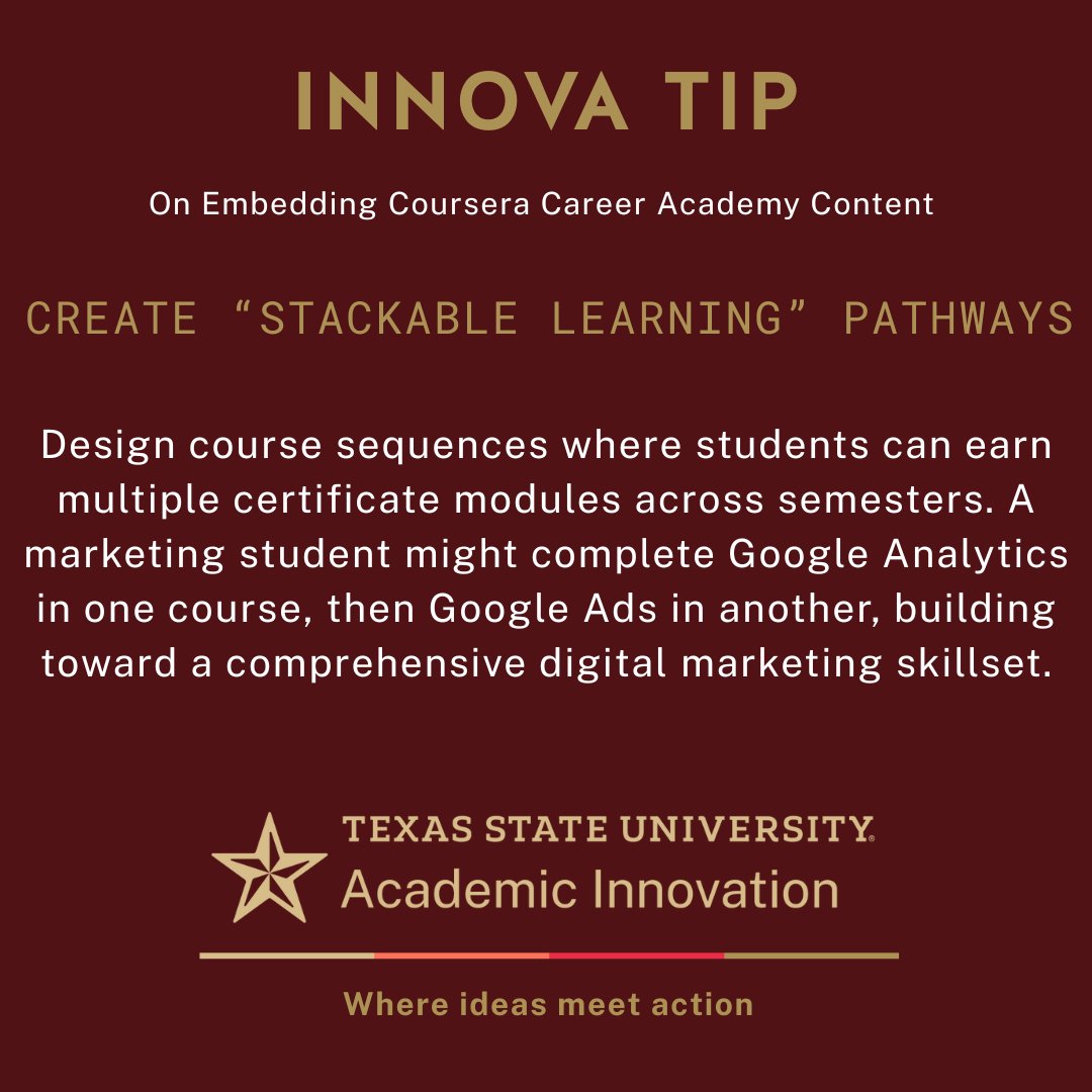 TXST Academic Innovation tweet media