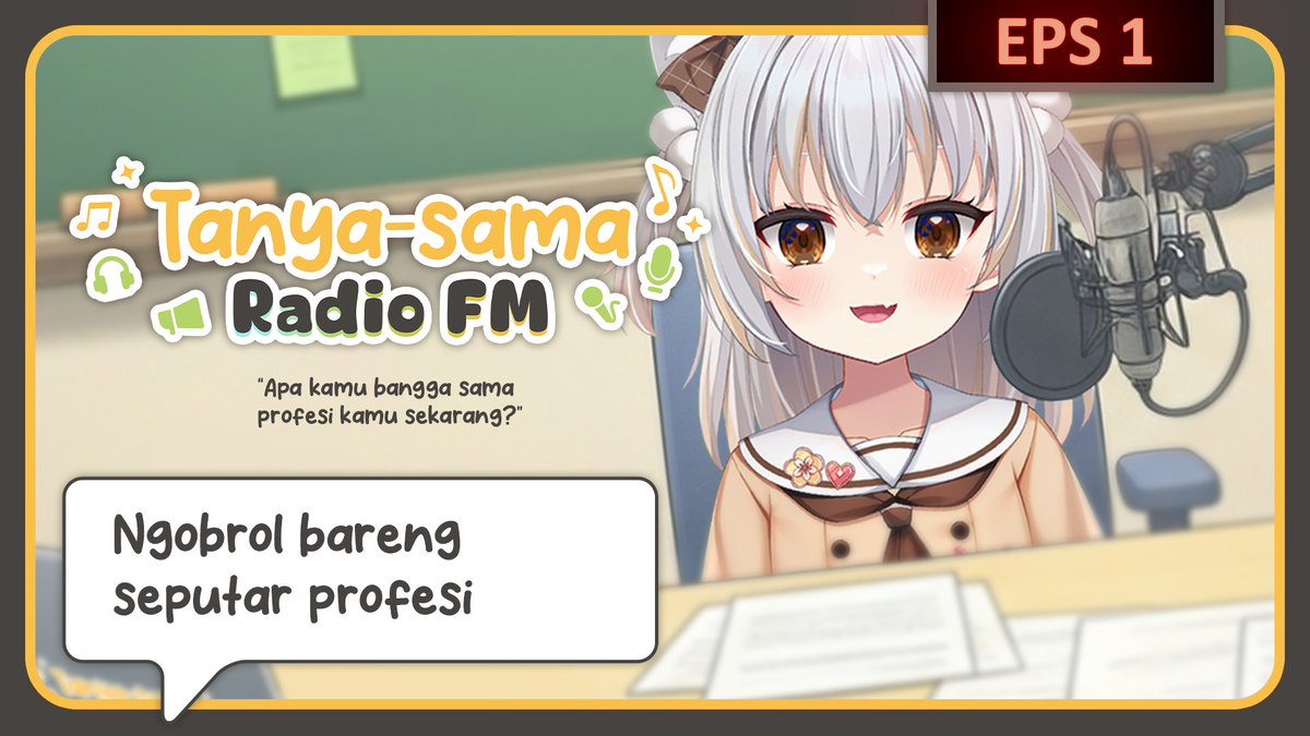 NekomuraTanya's tweet image. Hari ini Tanya bakal nemenin kalian ngobrol tentang seputar pekerjaan dan profesi sehari-hari. Buat kalian yang mau bagikan kisah pengalaman kerja atau profesi saat ini, yuk kepoin formulir nya disini : forms.gle/bSTsGwa4L7DLYF…

Waiting Room : youtube.com/watch?v=UrzUpF…