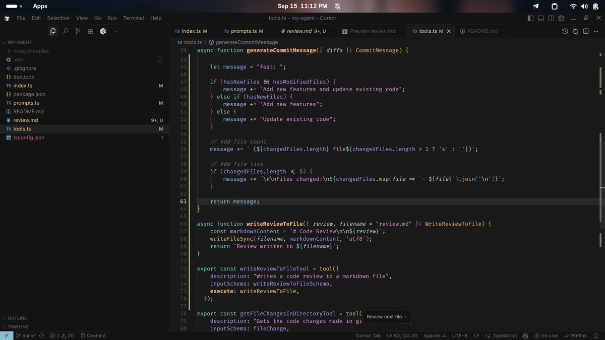 grandkojo's tweet image. 🚀 Module 3 - ALX_AIFD2 | Building AI agents
I got to build my first AI agent using Typescript and  gemini.

Got to know how the llm being the brain of the agents plan and take decision.

I also defined my system prompt, added new tools to extend the functionality.
#ALX_AIDEV
