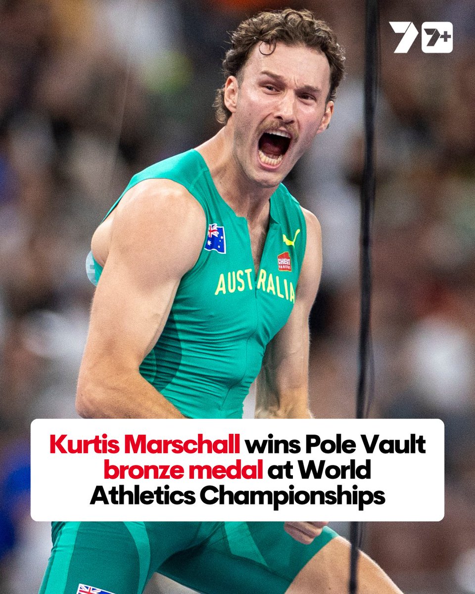 Consecutive World Aths Champs bronze medals for our Aussie star 💚💛