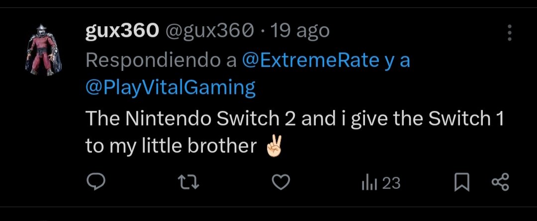 gux360's tweet image. A few week's ago when the Gamescom contest started I mentioned that I'd like to win the NS2, and if I did I'd give the NS1 to my little brother. Well, a promise is a promise. Thank you so much to @HexController @PlayVitalGaming and @ExtremeRate I am very grateful to all of you.