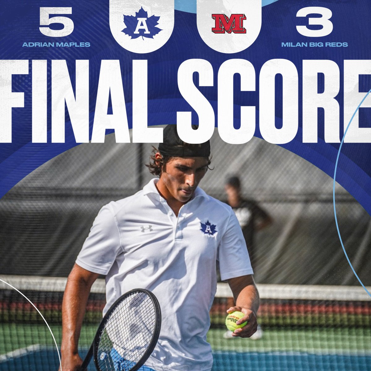 Another W! 🍁🎾
<a href="/maples_adrian/">Adrian Maples Athletics</a> <a href="/MilanBigRedsAD/">Milan Big Reds Athletics</a> <a href="/965TheCave/">96.5 The Cave</a>